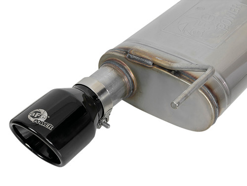 afe MACH Force-Xp Axle-Back Exhaust System Ford Mustang GT 15-17 V8-5.0L - 49-43105-B Photo - Unmounted