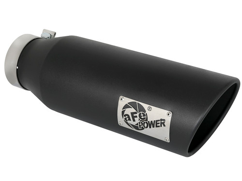 afe MACH Force-Xp Universal Exhaust Tip 4 IN Inlet x 6 IN Outlet x 18 IN L - 49T40601-B18 Photo - Primary