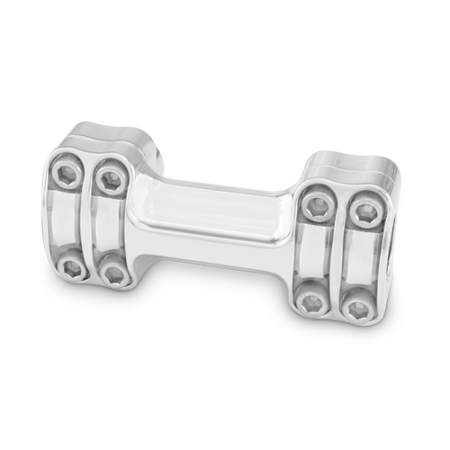 Burly Brand Reaper Riser Clamp 1-1/2in Tall for 1in Bar, One Piece - Chrome - B12-8013C User 1