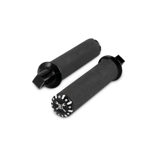 Burly Brand Universal Hawk  Footpeg Set Billet - Black Machined - B13-1123BM User 1