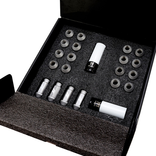 Mishimoto Steel Locking Lug Nuts M14x1.5 20pc Set Black - MMLG-M14-20LBK User 1