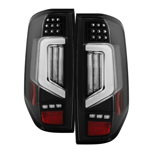 Spyder 05-21 Nissan Frontier Clear Light Bar LED Tail Lights - Black (ALT-YD-NF05AP-GR-LED-BK) - 5089137 Photo - Primary