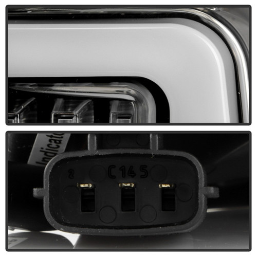 Spyder 05-21 Nissan Frontier Clear Light Bar LED Tail Lights - Black (ALT-YD-NF05AP-GR-LED-BK) - 5089137 Photo - Unmounted