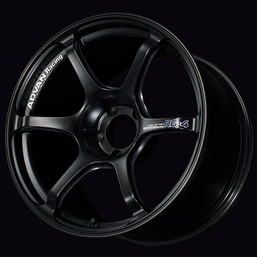 Advan RG-4 17x8.0 / +45 Offset / 5-114.3 / 73mm Bore / Semi Gloss Black - YA47G45ESB Photo - Primary