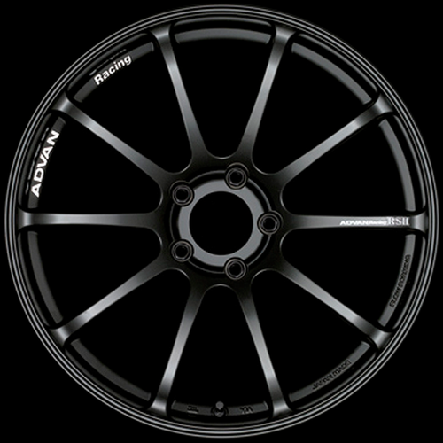 Advan RSII 17x7.5 / +48 Offset / 5-112 / 66.5mm Bore / Semi Gloss Black - YAP7F48MSB Photo - Primary