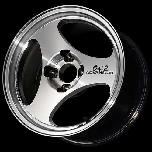 Advan ONI2 14x5.5 / +45 Offset / 4-100 / 63mm Bore / Machining & Diamond Cut - YAY4B45ADC Photo - Primary