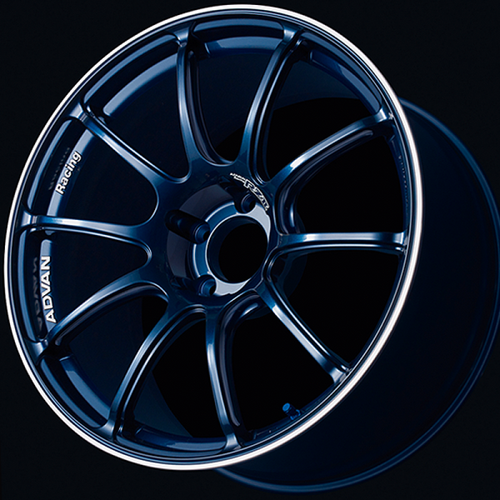 Advan RZII 16x6.5 / +45 Offset / 4-100 / 63mm Bore / Racing Indigo Blue & Ring - YAZ6D45AE Photo - Primary