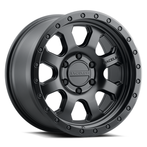 Raceline 959B Avenger 2.0 18x9in / 8X165.1 BP / 0mm Offset / 130.81mm Bore - Satin Black - 959B-89080-00 Photo - Primary