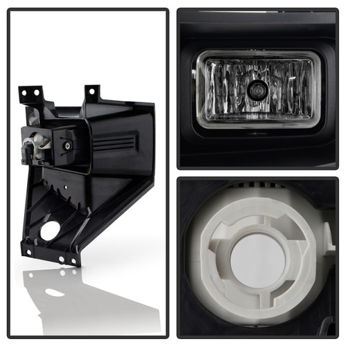 Spyder 17-19 Ford F250/F350 SD OEM Style LED Left Fog Light w/Switch - Clear (FL-FF25017-L) - 9051104 User 2