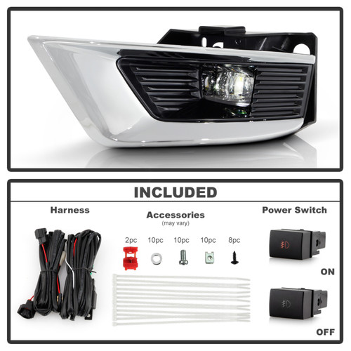Spyder 21-23 Nissan Armada Full LED OEM Fog Lights w/Switch (FL-NARM2021-LED-C) - 9051241 User 1