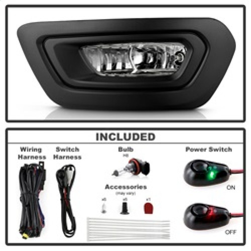 Spyder 20-24 Ford Transit OEM Halogen Fog Lights w/Switch - Clear (FL-FTRAN20-C) - 9054129 Technical Bulletin