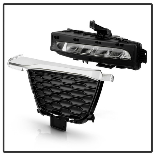 Spyder 22-24 Jeep Grand Cherokee (2-Row) OEM LED Fog Lights w/Switch - Clear (FL-JGC22-LED-C) - 9054211 Photo - Unmounted