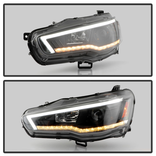 Spyder 08-17 Mitsubishi Lancer EVO 10 Projector Headlights - Black (PRO-YD-ML08V2HIDSI-SEQ-BK) - 5088123 User 6