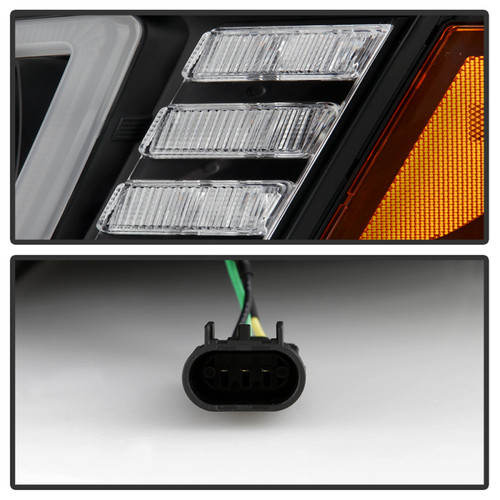 Spyder Peterbilt 325 2008-2019 Driver Side Projector Headlights - Black (PRO-YD-PB38600-L-BK) - 5088567 User 4