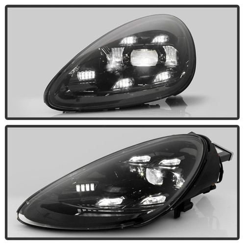Spyder 11-14 Porsche Cayenne High-Power LED Headlights - Black (PRO-YD-PCAY11AP-BK) - 5088901 Photo - Unmounted