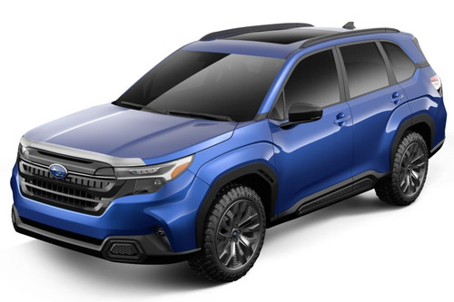 Husky Liners 2025 Subaru Forester Aeroskin Hood Protector - Chrome - 2892240 Photo - Mounted