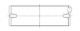 ACL Toyota 3SGTE Standard Size High Performance Main Bearing Set - 5M8361H-STD Technical Drawing