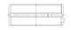 ACL Toyota 3SGTE Standard Size High Performance w/ Extra Oil Clearance Main Bearing Set - 5M8361HX-STD Technical Drawing