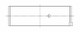 ACL Nissan VQ35DE 3.5L-V6 Standard Size High Performance w/ Extra Oil Clearance Rod Bearing Set - 6B2640HX-STD Technical Drawing