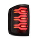 AlphaRex 14-18 Chevy Silverado 1500 Luxx-Series LED Tail Lights Alpha-Black w/Activ Light/Seq Signal - 620040 User 2