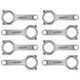 Manley Chrysler LS1 H Beam Connecting Rod Set  ARP 2000 3/8in w/ .927in Bushed Wrist Pins (Set of 8) - 14033-8 User 3