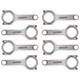 Manley Chrysler LS1 H Beam Connecting Rod Set  ARP 2000 3/8in w/ .927in Bushed Wrist Pins (Set of 8) - 14033-8 User 3