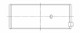 ACL Nissan CA18/C20 Standard Size High Performance Rod Bearing Set - 4B1630H-STD Technical Drawing