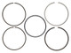 Wiseco 76.5mm x 1.0x1.2x2.8mm Ring Set Ring Shelf Stock - 7650XX User 4