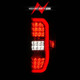 ANZO 14-18 GMC Sierra 1500 LED Taillights Red/Clear - 311466 Photo - Unmounted