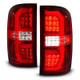 ANZO 14-18 GMC Sierra 1500 LED Taillights Red/Clear - 311466 Photo - Unmounted