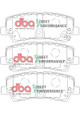 DBA 15-19 Ford Mustang GT (w/Performance Package/380mm Front Rotor) SP Performance Rear Brake Pads - DB9022SP Photo - out of package