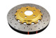 DBA 99-04 Audi A6 Quattro 4.2L Front 5000 Series Drilled & Slotted Rotor w/Gold Hat - 5240GLDXS Photo - out of package