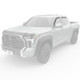 EGR 2022+ Toyota Tundra In-Channel Window Visors Front/Rear Set Matte Black - 575405 Photo - lifestyle view