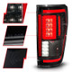 ANZO 21-23 Ford F-150 LED Taillights Seq. Signal w/BLIS Cover - Black (For Factory Halogen ONLY) - 311475 User 2