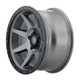 ICON Rebound 17x8.5 5x4.5 0mm Offset 4.75in BS 71.5mm Bore Titanium Wheel - 1817856547TT Photo - Unmounted