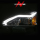 ANZO 13-15 Nissan Altima (w/o Factory HID Bulbs) Projector Headlights - w/ Light Bar Chrome Housing - 121570 User 5