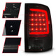 ANZO 09-18 Dodge Ram 1500 Full LED Tailights w/ Sequential Black Housing/Smoke Lens - 311453 Photo - Unmounted