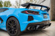 Corsa 20-23 Chevrolet Corvette C8 RWD 3in Delete 4 Valve Cat-Back w/NPP w/4.5in CF Black PVD Tips - 21106CFBLK Photo - Mounted