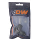 DeatschWerks 8AN ORB Male to 8AN Male Flare Low Profile 90-Degree Swivel - Anodized Matte Black - 6-02-0416-B Photo - lifestyle view