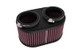 K&N 2-1/8in DUAL FLG 6-1/4 X 4inOD 3inH Universal Clamp-On Air Filter - RU-3510 Photo - lifestyle view
