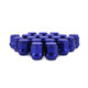 Mishimoto Steel Acorn Lug Nuts M12 x 1.5 - 20pc Set - Blue - MMLG-AC1215-20BL User 1