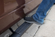 Fishbone Offroad 09-14 Ford F150 Extended Super Cab Oval Side Steps - Black Textured - FB21377 Photo - lifestyle view