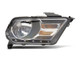 Raxiom 10-12 Ford Mustang Axial Series OEM Style Rep Headlights- Chrome Housing (Clear Lens) - 413416 Photo - Close Up