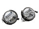 Raxiom07-18 Jeep Wrangler JK LED Halo Projector Headlights- Chrome Housing (Clear Lens) - J121872 Photo - Close Up