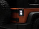 Raxiom 07-18 Jeep Wrangler JK Axial Series Vision LED Tail Lights- Blk Housing (Clear Lens) - J130809 Photo - Close Up