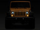 Raxiom 07-18 Jeep Wrangler JK 7-In LED Headlights- Blk Housing (Clear Lens) - J154695 Photo - Close Up