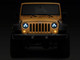 Raxiom 07-18 Jeep Wrangler JK 7-In LED Headlights- BlueHousing- Clear Lens - J154696 Photo - Close Up