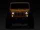 Raxiom 07-18 Jeep Wrangler JK 7-In LED Headlights Orange Housing- Clear Lens - J154700 Photo - Close Up