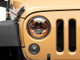 Raxiom 07-18 Jeep Wrangler JK 7-In LED Headlights Orange Housing- Clear Lens - J154700 Photo - Close Up