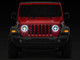 Raxiom 18-23 Jeep Wrangler JL Axial Series 9-In LED Angel Eye Headlights- Blk Housing (Clear Lens) - J167045 Photo - Close Up